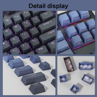 【JKDK】Cool breeze PBT keycaps font transmits light OEM profile gradient color keycap
