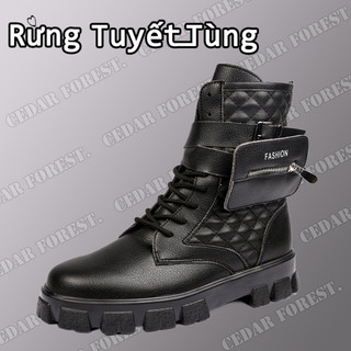 SHANMUSENLIN Giày bốt Martin cá tính thời trang cổ điển cho namGiày nam Thể thao Thư giãn Thời trang