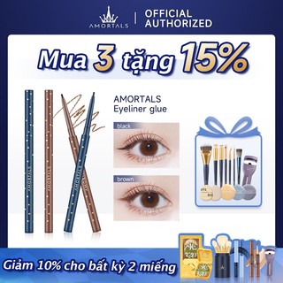 Bút gel kẻ mắt AMORTALS 2 màu đen / nâu lâu trôi chống nước