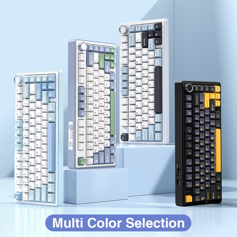 Bàn phím cơ AULA f75% 75% 80 phím rgb bluetooth 2.4g chuyên dùng để chơi game | BigBuy360 - bigbuy360.vn