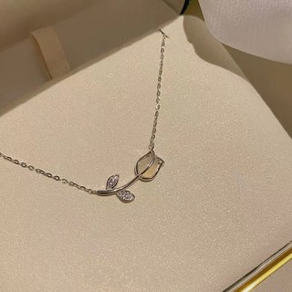 Dây Chuyền Mặt Đá opal Độc Đáo Sang Trọng
