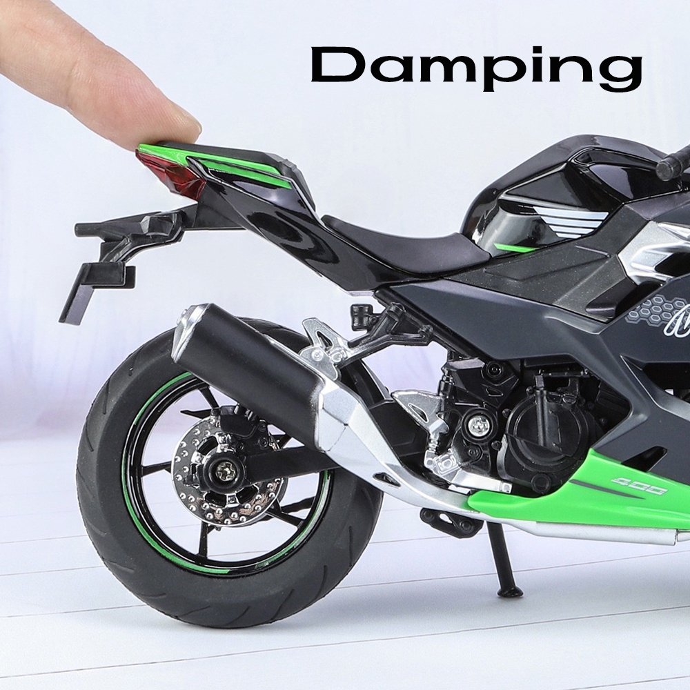 Mô Hình Xe Mô Tô kawasaki ninja 400 Bằng Hợp Kim Tỉ Lệ 1: 12