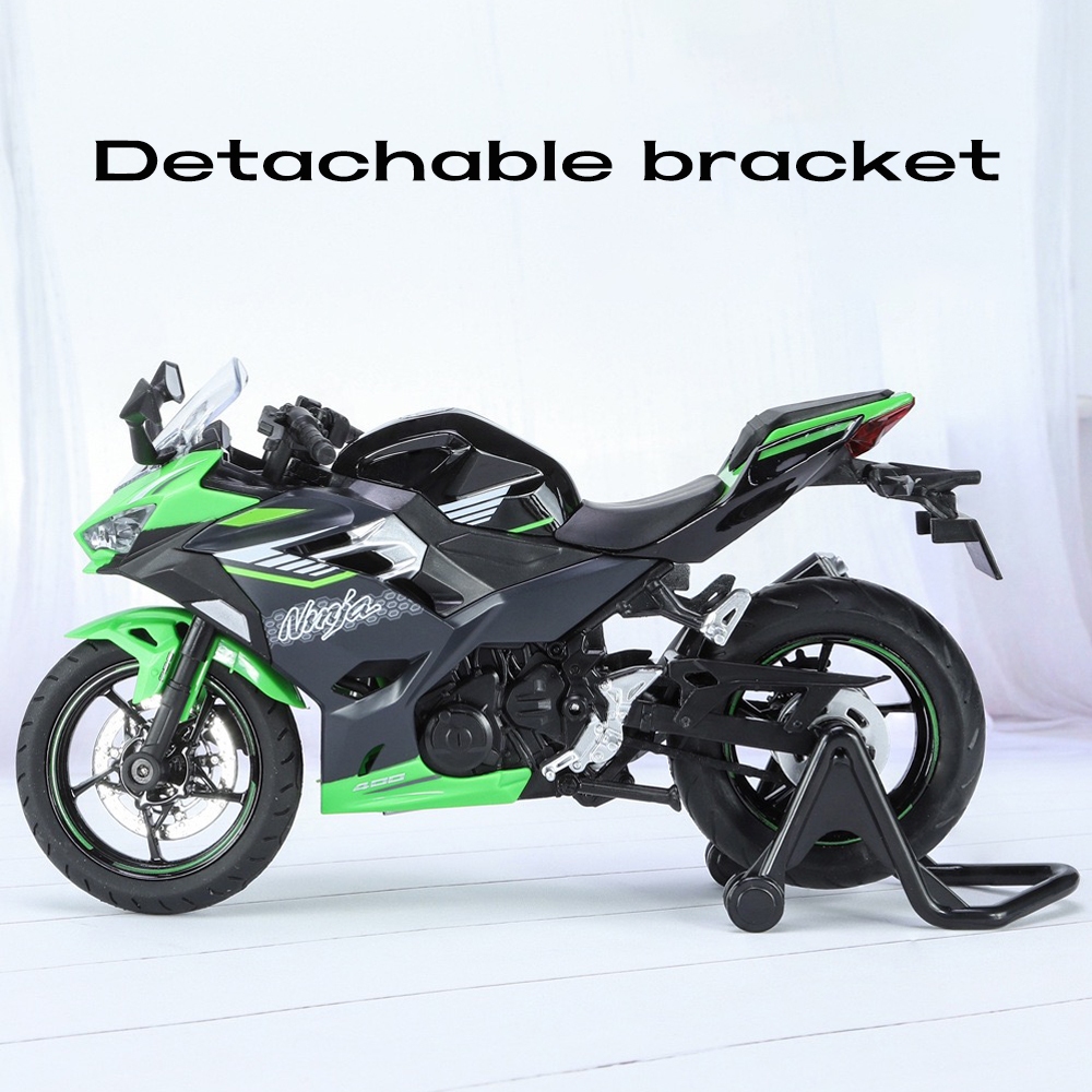 Mô Hình Xe Mô Tô kawasaki ninja 400 Bằng Hợp Kim Tỉ Lệ 1: 12