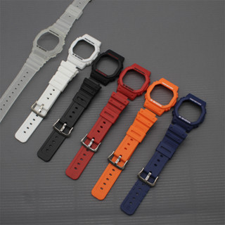 Dây đeo đồng hồ bằng nhựa có viền cho DW 5600 5025 Vỏ đồng hồ thể thao Phụ kiện vòng tay thay thế chống nước