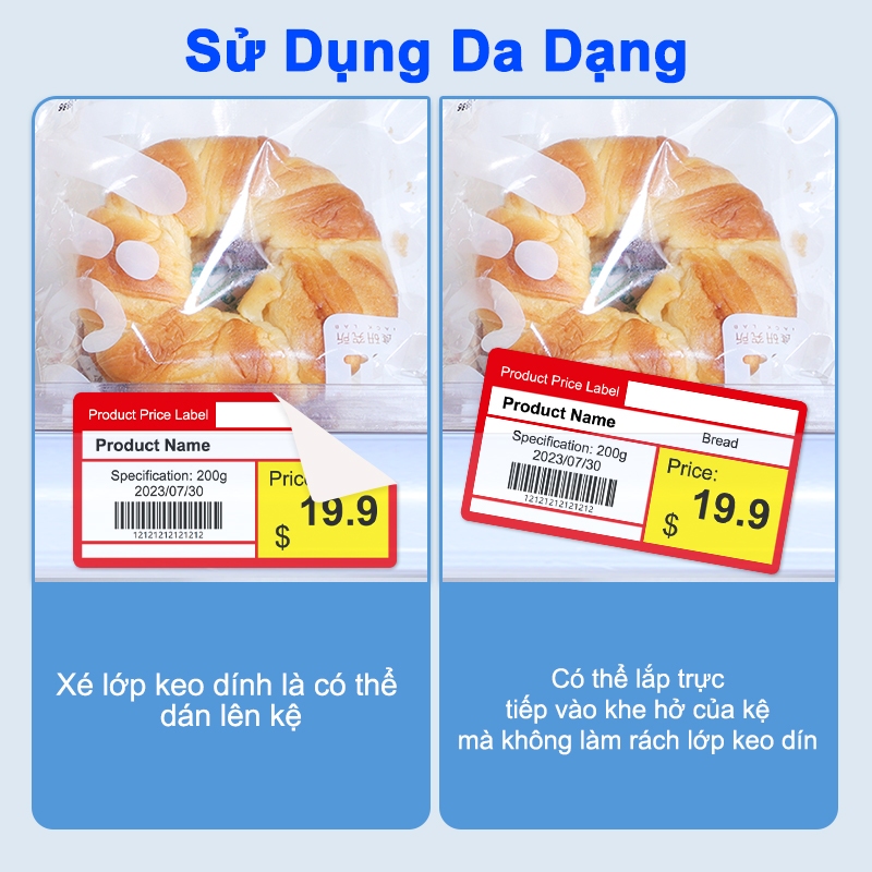 CLABEL 221D Máy In Nhiệt, Máy In Nhãn Để Bàn, Máy In Mã Vạch, Mã Vạch, Có Thể Kết Nối Điện Thoại Di Động Và Máy Tính 2 Năm Bảo Hành