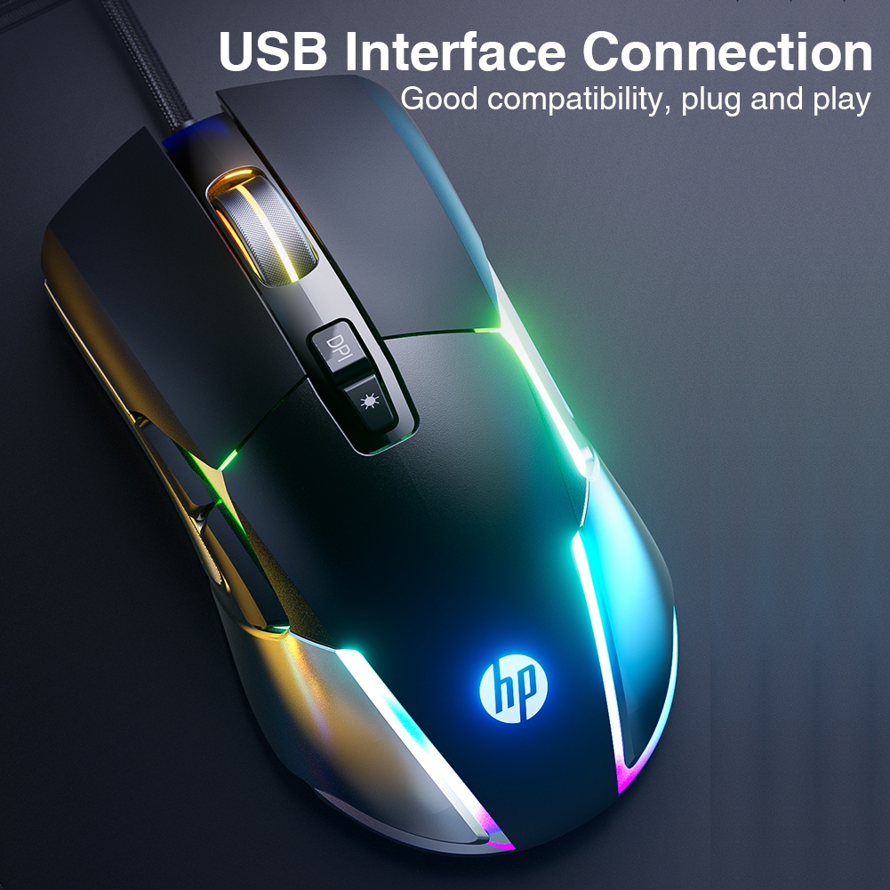 Hp Chuột Quang Có Dây g260 6 Tốc Độ 1200-1600 - 2400-3200 - 4800-12800dpi