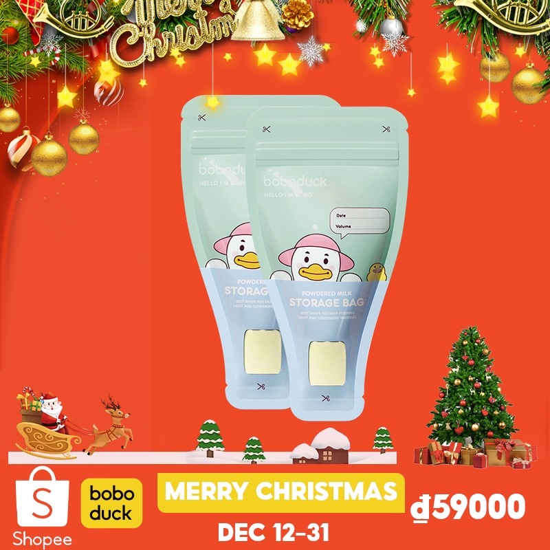 Set 30 túi đựng sữa bột Boboduck F5222 cho bé dùng một lần tiện lợi