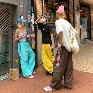 Quần jogger nỉ nhung tăm siêu dày siêu đẹp, quần ống rộng nam nữ 2 sọc unisex ulzzang