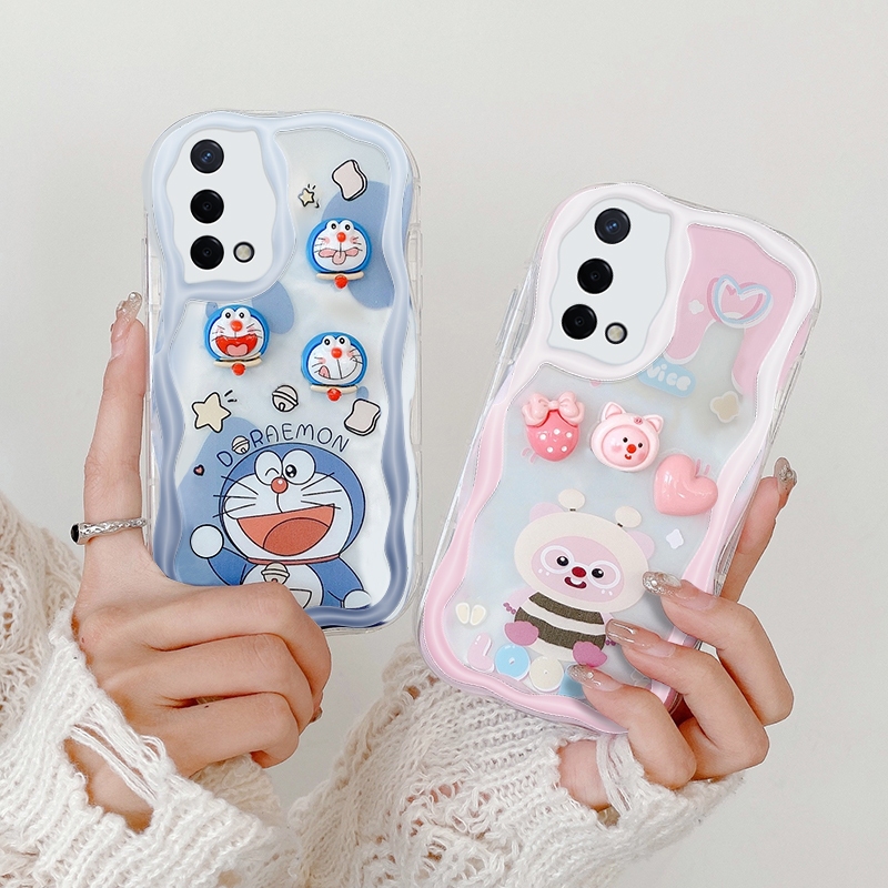 Ốp lưng Oppo A95 Vỏ Oppo A74 4g Case3D Doll Doremon Phim Hoạt Hình Trong Suốt Mềm Cho IPhone Case XXNY