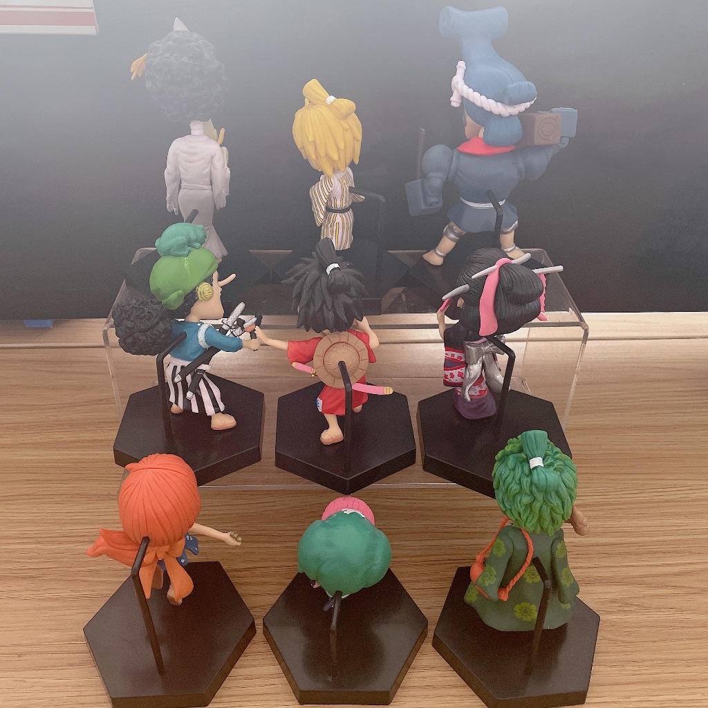 Set 9 Mô Hình Nhân Vật Phim Hoạt Hình one piece 7cm - 11cm