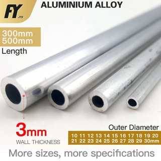 Ống nhôm 3mm chiều dài thẳng 10 12 14 15 16 17 18 19 20 21 22 23 24 25 26 27 28 29 30mm chuyên dụng