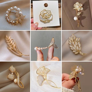  trâm cài áo Hình Bướm Đính Ngọc Trai   ghim cài quần áo cao cấp đính hạt nơ cài áo 40 Kiểu Tùy Chọn 