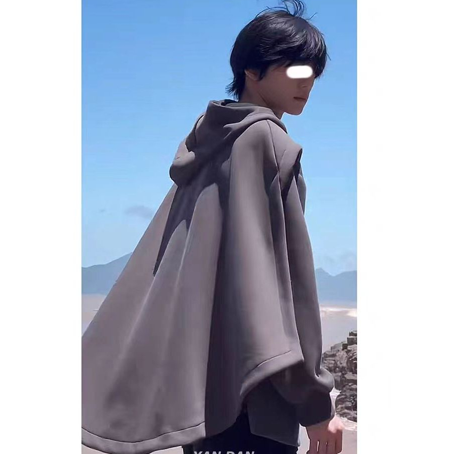 Áo Choàng hoodie Giả Hai Lớp Cổ Lọ Thời Trang Thu Đông Cho Nam Và Nữ