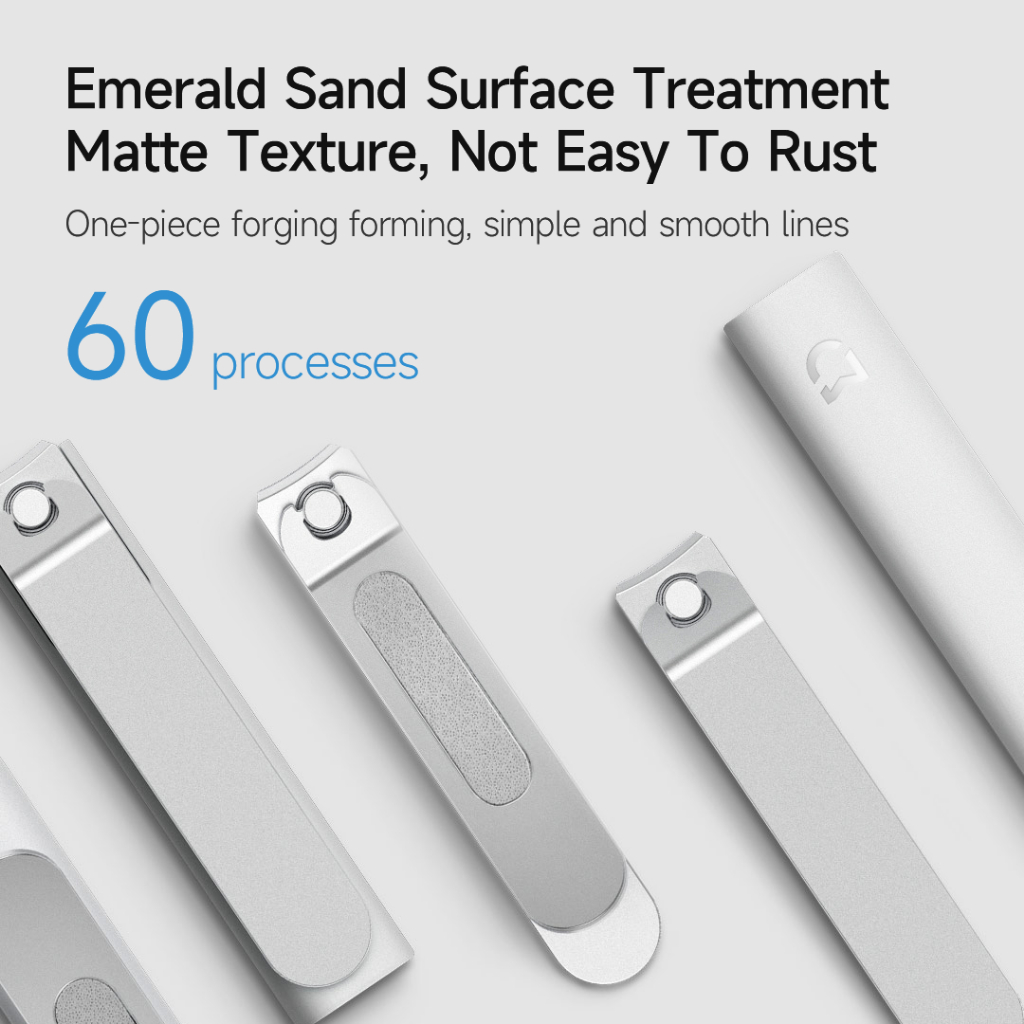 Kềm Bấm Móng Tay Mijia Xiaomi Youpin Bằng Thép Không Gỉ Chống Văng Chuyên Nghiệp Kềm Cắt Móng Tay