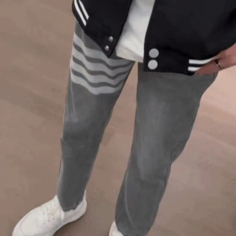 Quần tây nam thời trang skinny Sọcquần ống rộng mùa hè sexy street style quần âu nam