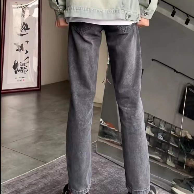 Quần tây nam thời trang skinny Sọcquần ống rộng mùa hè sexy street style quần âu nam