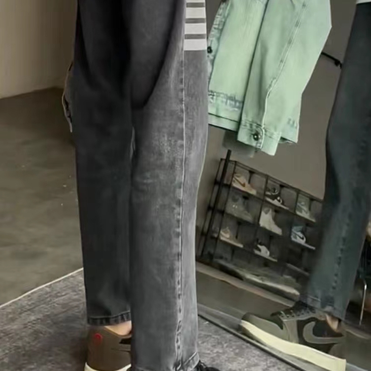 Quần tây nam thời trang skinny Sọcquần ống rộng mùa hè sexy street style quần âu nam