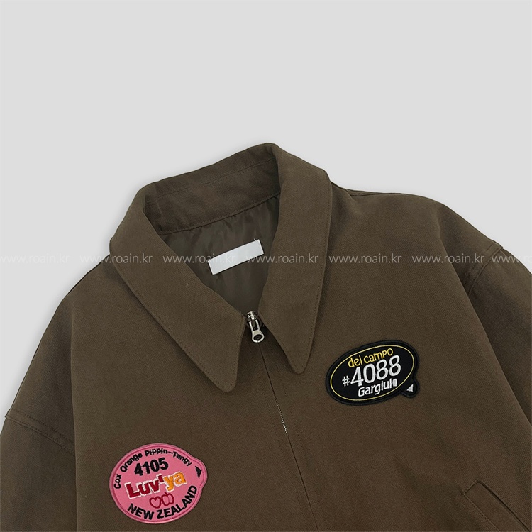 Áo Khoác Bóng Chày Dáng Rộng Có Thêu Hoạ Tiết Phong Cách Mỹ Cổ Điển Thời Trang Thu Đông Cho Nữ