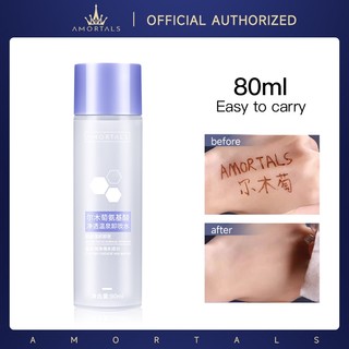 Nước tẩy trang amino axit AMORTALS 80ml khi đi du lịch