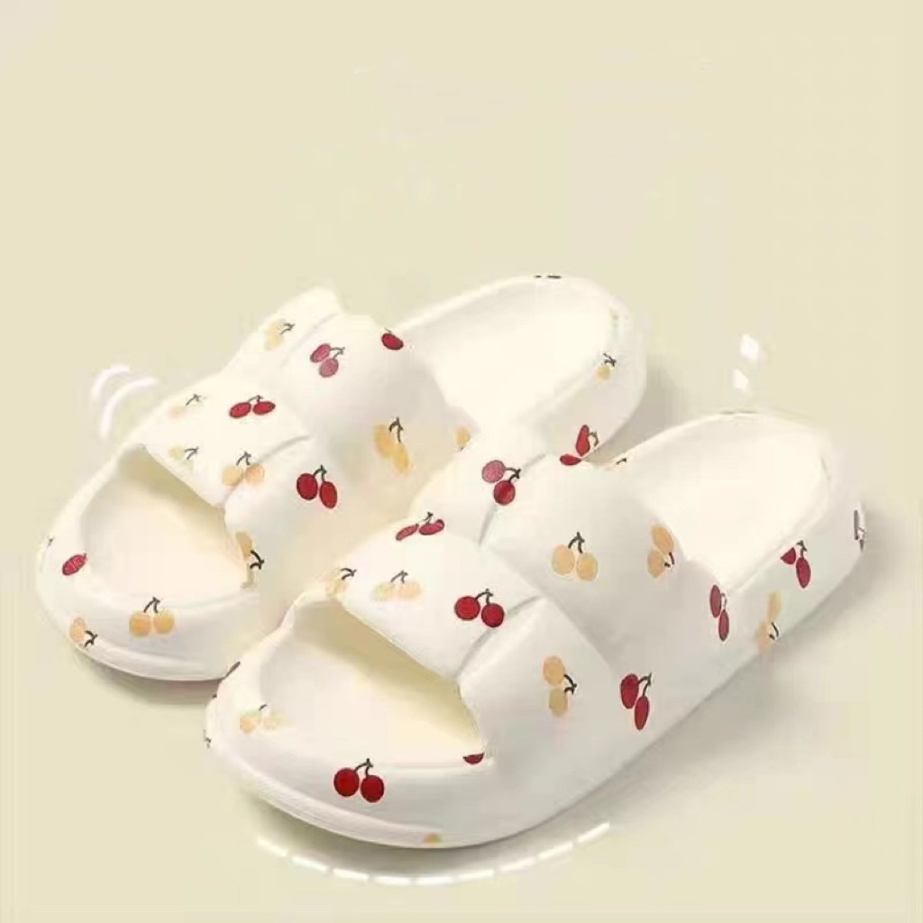 💕hình trái tim dễ thương💕Dép đi trong nhà đế dày chống trượt