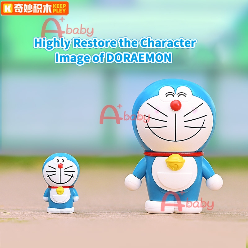 Keeppley Doraemon Khối Xây Dựng Đường Hầm Màu Bạc Hình