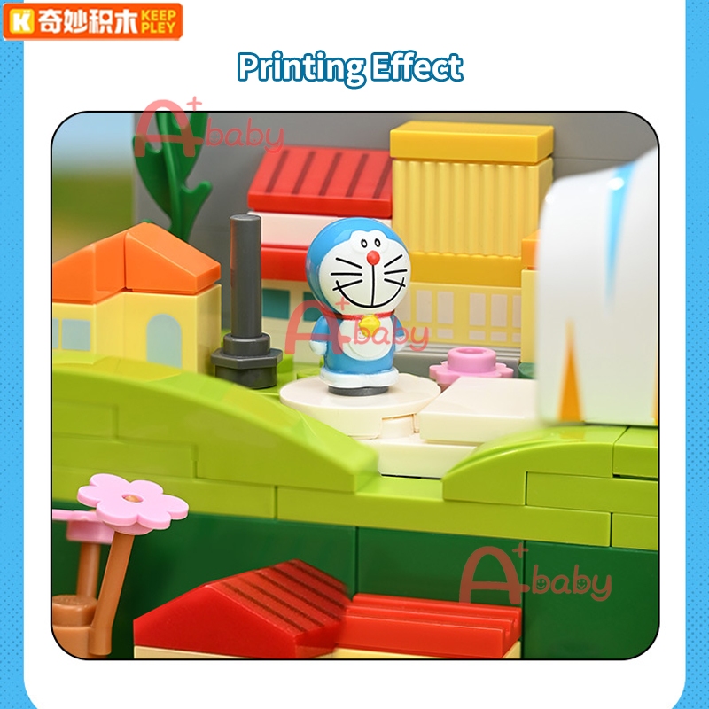 Keeppley Doraemon Khối Xây Dựng Đường Hầm Màu Bạc Hình