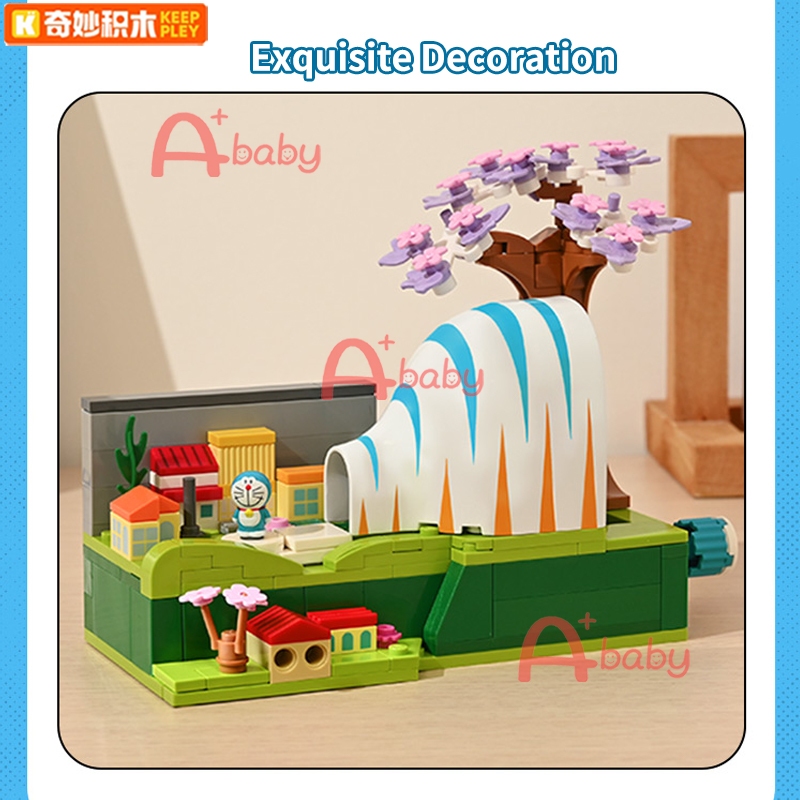 Keeppley Doraemon Khối Xây Dựng Đường Hầm Màu Bạc Hình