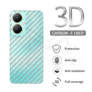Miếng dán mặt sau điện thoại sợi cacbon dành cho VIVO Y03 Y18 Y18s Y28 Y17s Y36 Y100 Y27s Y27 Y16 Y02 Y02s Y02T Y02A Y22s Y22 Y35 Y21 Y33s Y21s Y01 Y55 Y15s Y15a Y76 Y12A Y51 Y12s  Y17 Y15 Y12 Y20 Y20s Y30 Y50 Y11 Y19