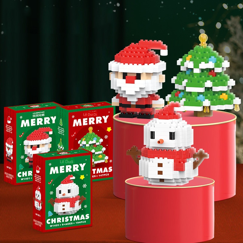 Đồ Chơi Lắp Ráp  Mô Hình Lắp Ráp 3d  Áo Noel Mini Đồ Chơi Xếp Hình 3d   Hình Người Tuyết Tuần Lộc Giáng Sinh Cho Trẻ Em