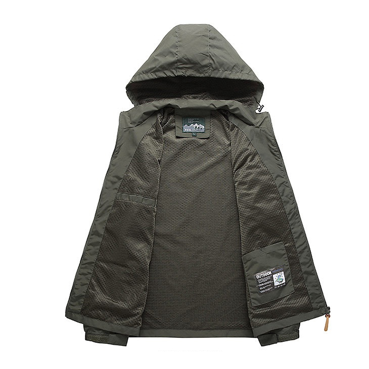 TNF Áo Khoác Ngoại Trời Thể Thao Nam Mùa Xuân Thu - Chống Gió, Thoáng Khí