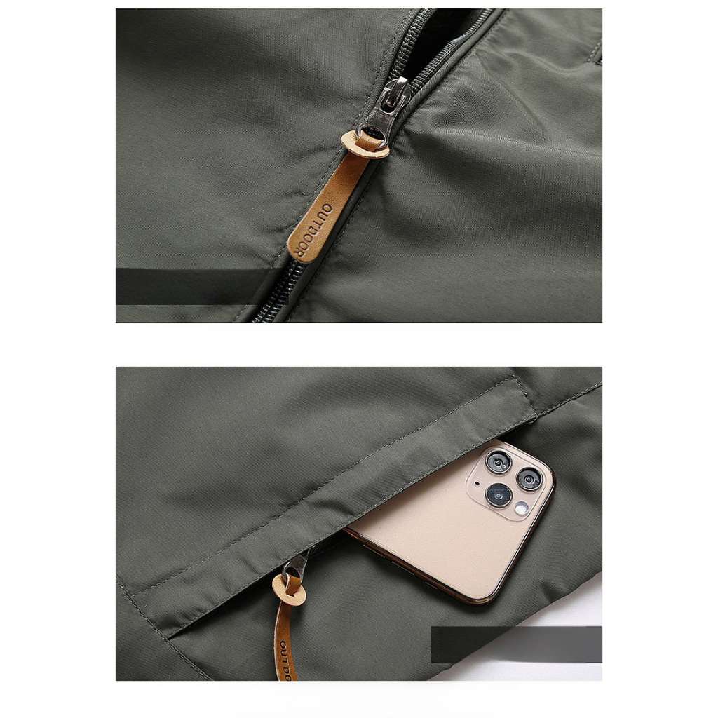 TNF Áo Khoác Ngoại Trời Thể Thao Nam Mùa Xuân Thu - Chống Gió, Thoáng Khí