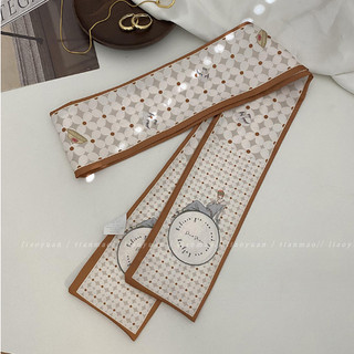 Thanh Lịch Tóc Lụa Khăn Dài Bện Tóc Mũ Đội Đầu Cảm Giác Nơ Phụ Kiện Tóc