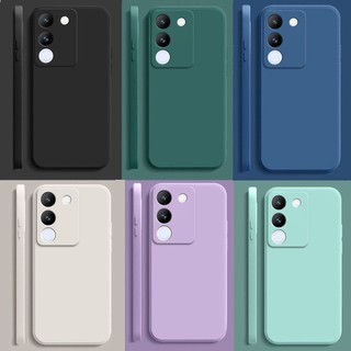 Ốp Điện Thoại tpu silicone Dẻo Mỏng Màu Kẹo Ngọt Cho vivo v29e v29 5g v27 5g v27e v25 v25e v23 5g v20 2021