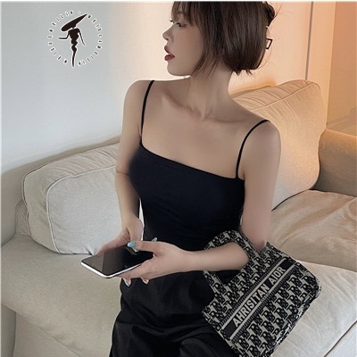 Áo croptop hai dây 5 màu tùy chọn phong cách Hàn Quốc thời trang cho nữ