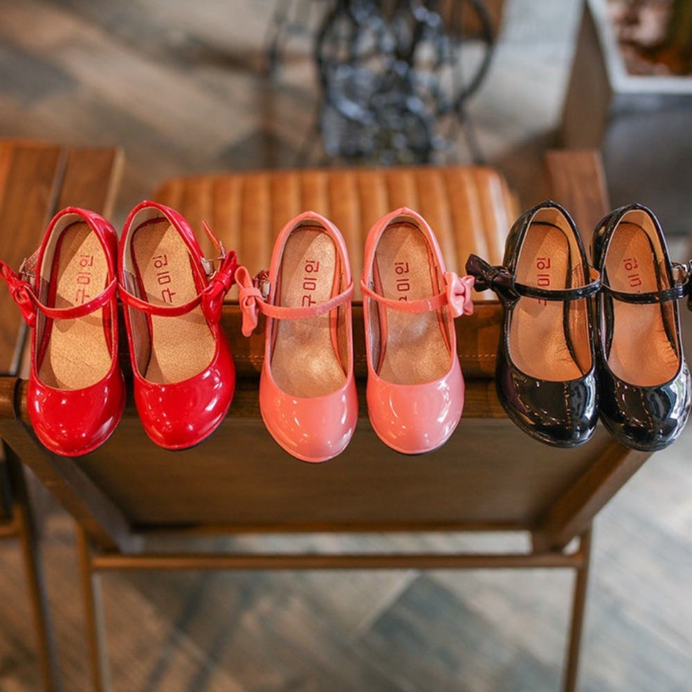 Giày Cao Gót Công Chúa Bằng Da pu Cho Bé Gái