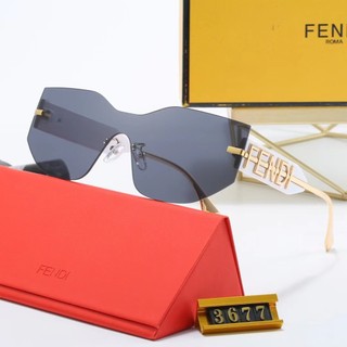 Fendi Kính Mát Không Gọng Phong Cách retro Thời Trang 2024