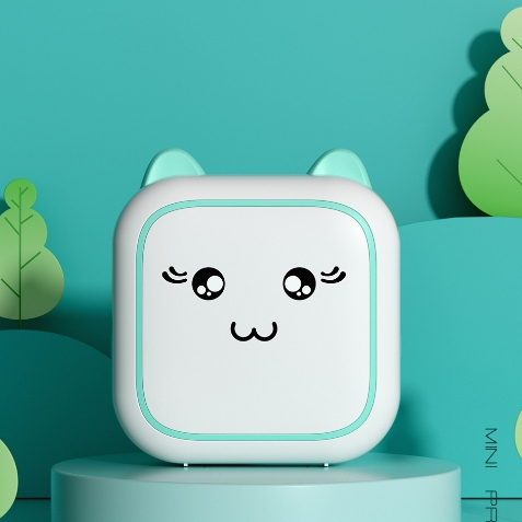 Máy in Bluetooth mini cầm tay di động, bảo vệ túi