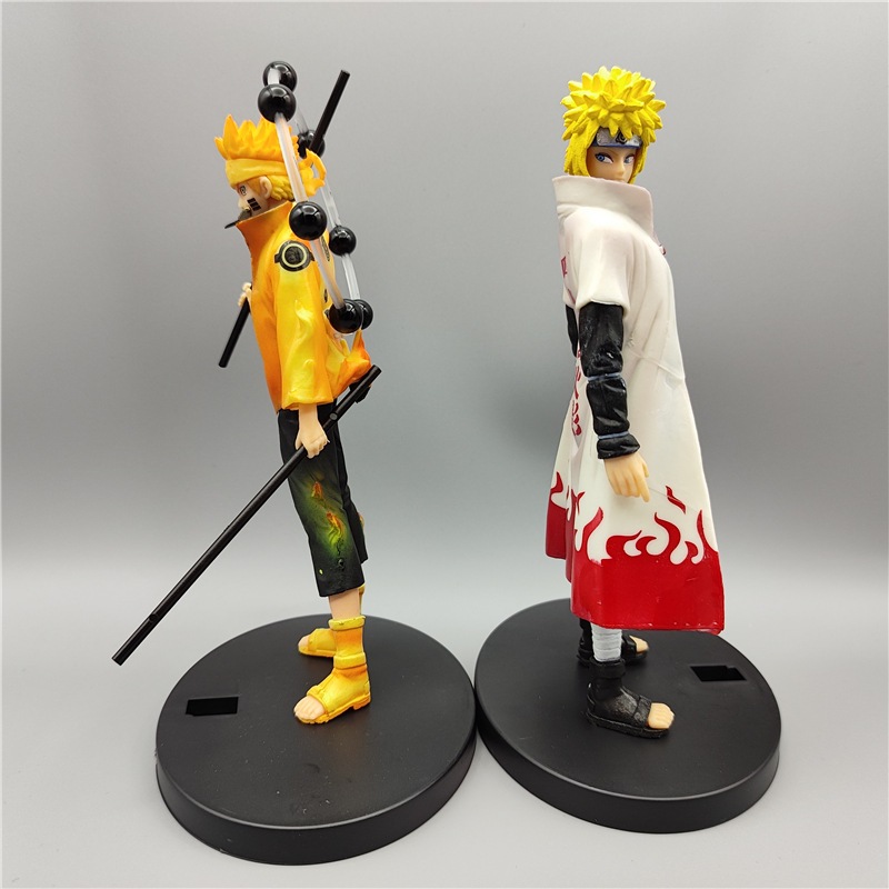 Mô Hình Nhân Vật namikaze minato uzumaki naruto 18cm Bằng pvc Để Bàn Trang Trí