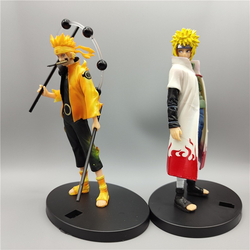 Mô Hình Nhân Vật namikaze minato uzumaki naruto 18cm Bằng pvc Để Bàn Trang Trí