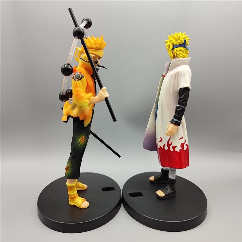 Mô Hình Nhân Vật namikaze minato uzumaki naruto 18cm Bằng pvc Để Bàn Trang Trí