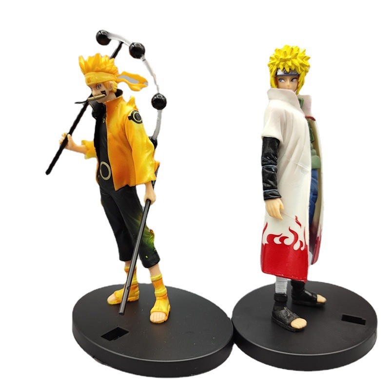 Mô Hình Nhân Vật namikaze minato uzumaki naruto 18cm Bằng pvc Để Bàn Trang Trí