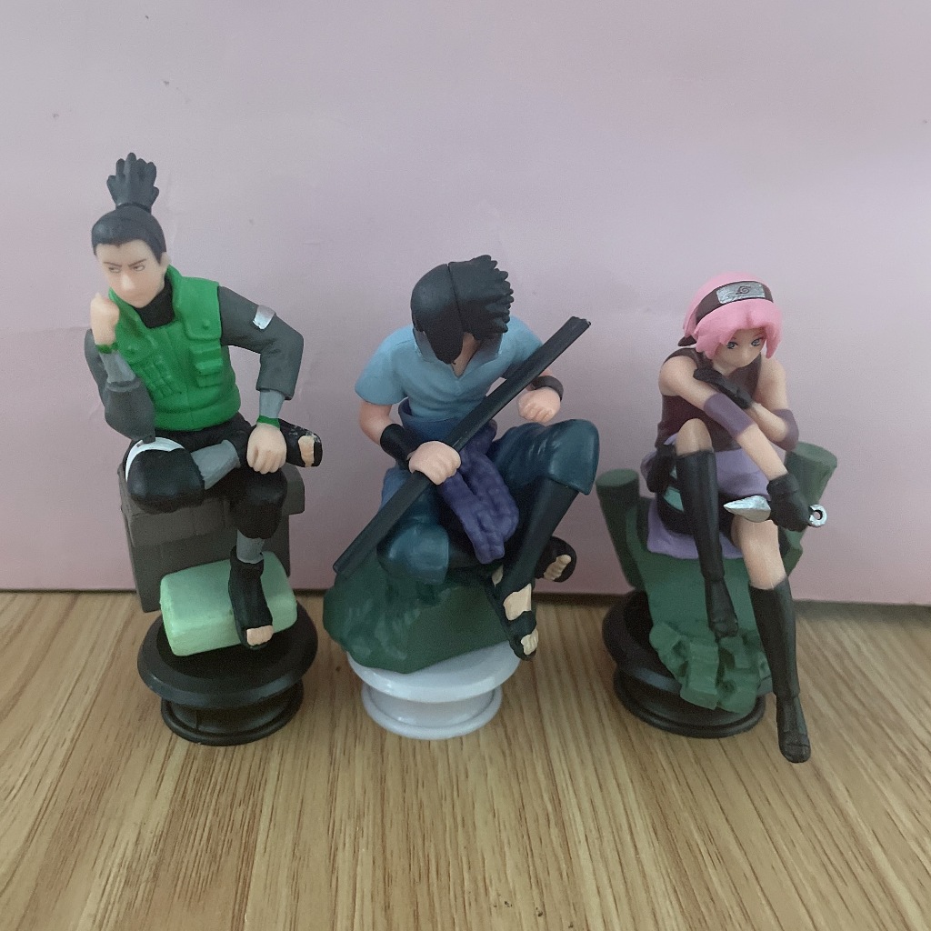 Bộ 3 Mô Hình Nhân Vật uchiha itachi sasuke Trong naruto shippuden 9cm