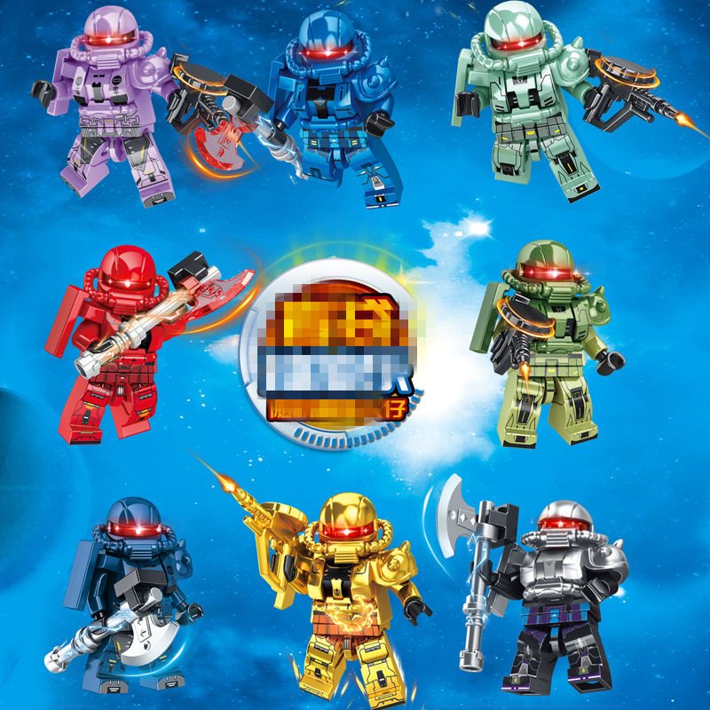 Mô Hình Đồ Chơi Khối Gạch mini Chiến Binh Assassin Metault mecha