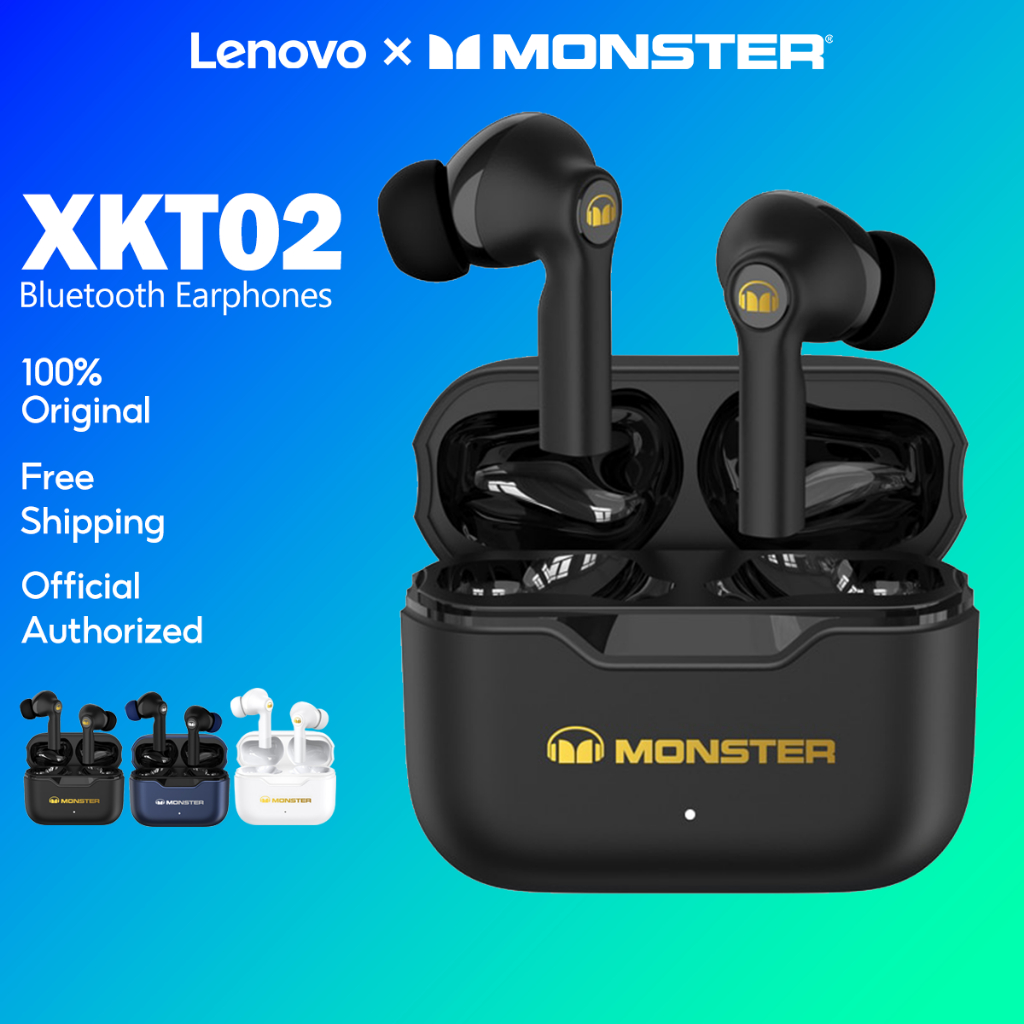 Tai nghe không dây lenovo x monster xkt02 ipx5 Có mic Âm Thanh hifi Sống Động Chất Lượng Cao