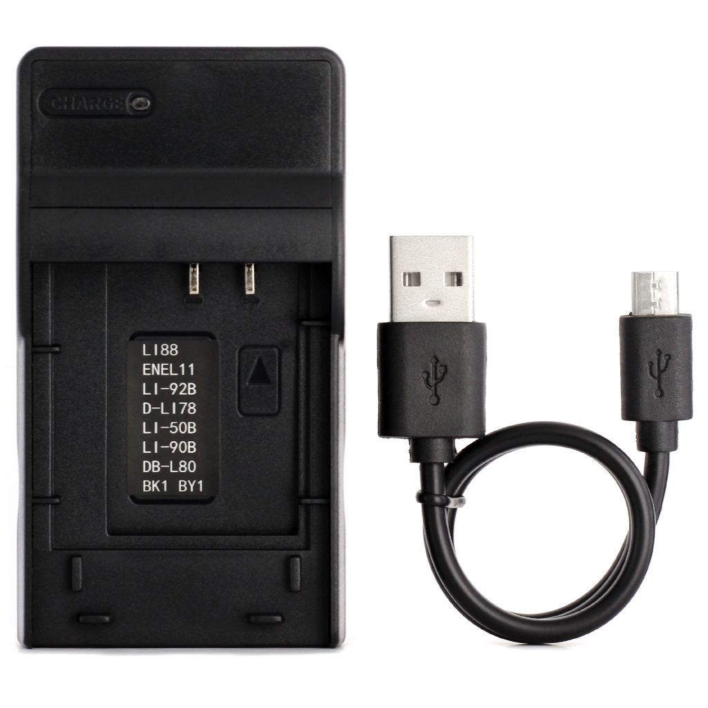 Bộ Sạc usb d-li78 Cho pentax optio l50 optio m50 optio m60 optio s1 optio v20 optio w60 optio w80