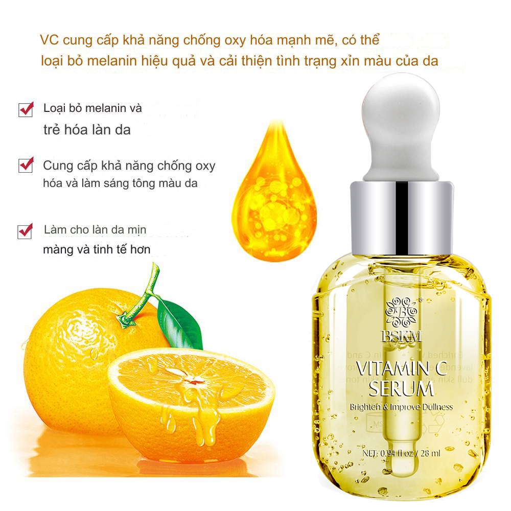 BSKM Serum Vitamin C + Serum Retinol Làm Trắng Chống Lão Hóa Làm Sáng Da 0.94fl oz / 28ml