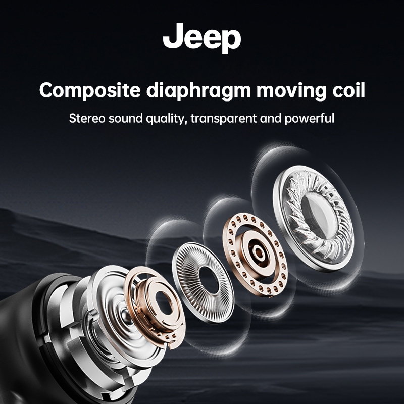 Jeep EW011 Tai Nghe Bluetooth 5.3 không dây âm thanh tốt Chống Nước Tai nghe nhét tai với micrô | BigBuy360 - bigbuy360.vn