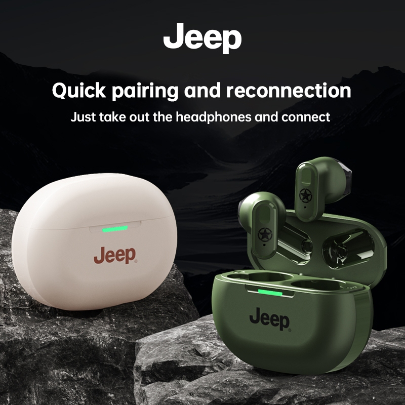 Jeep EW011 Tai Nghe Bluetooth 5.3 không dây âm thanh tốt Chống Nước Tai nghe nhét tai với micrô | BigBuy360 - bigbuy360.vn