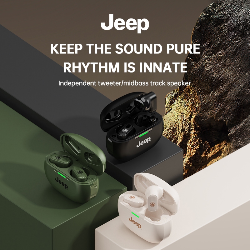 Jeep EW011 Tai Nghe Bluetooth 5.3 không dây âm thanh tốt Chống Nước Tai nghe nhét tai với micrô | BigBuy360 - bigbuy360.vn