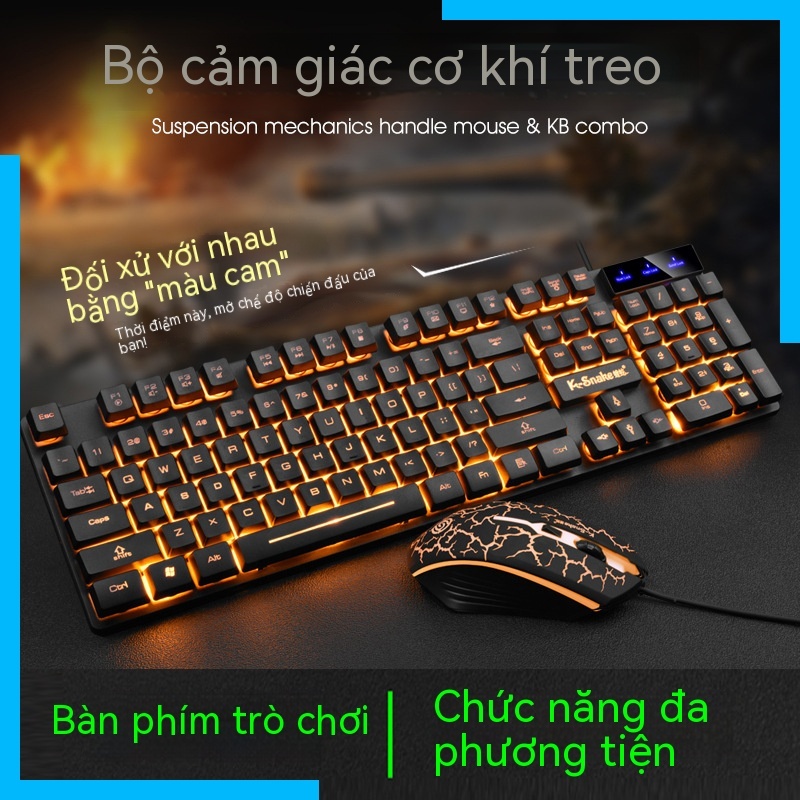 Bộ Bàn Phím Và Chuột Chơi game viper km-320 Nhiều Màu Sắc